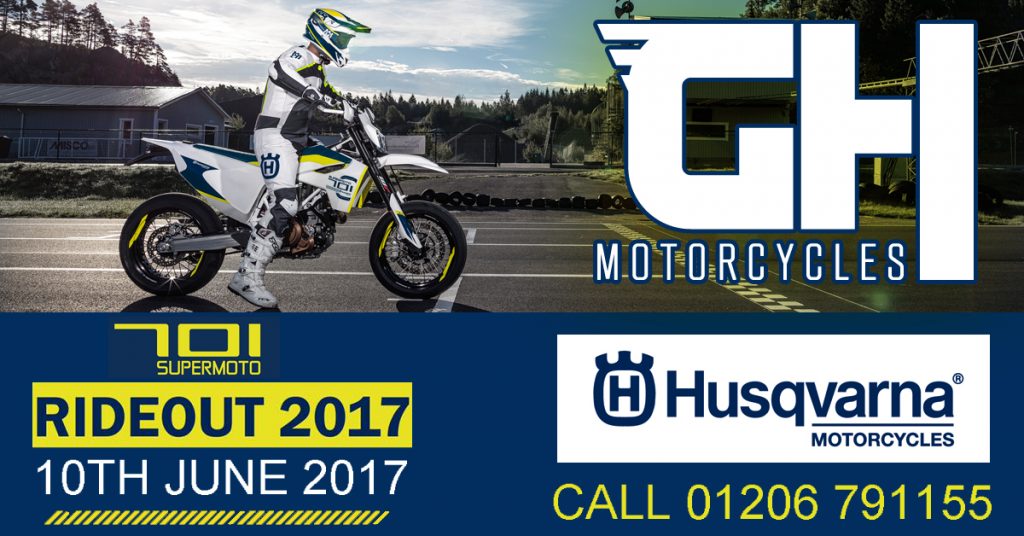 2017 Husqvarna 701 Supermoto Ride out 10th June 2017